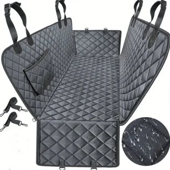 Waterproof Dog Seat Cover for Cars, Trucks and SUVs Pet Back Seat Hammock