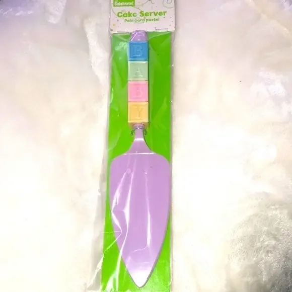 Wilton Cake Server Baby Shower Gender Reveal Unisex‎ New