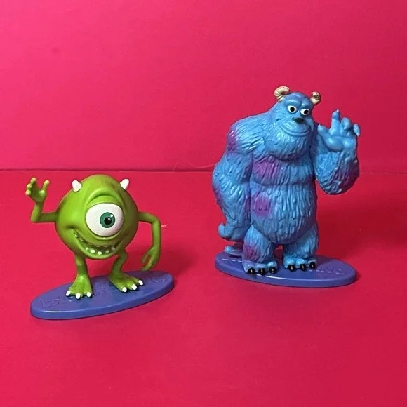 Disney Sulley and Mike Wazowski Monsters Inc Toy Figures‎ Cake Toppers
