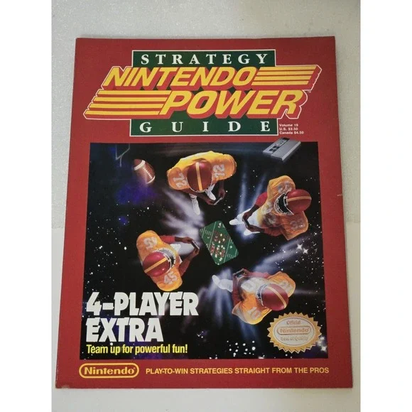 Nintendo Power Strategy Guide: 4 Player Extra 1990 Volume 19 NES Magazine
