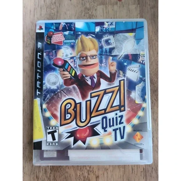 Buzz Quiz TV Bundle -‎ Sony PlayStation 3 Has Manual