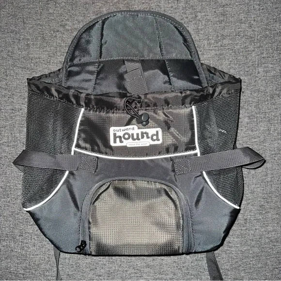 Outward Hound Gray dog carrier bag