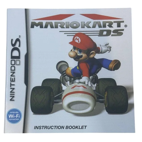Nintendo Mario Kart DS Instruction Booklet Manual‎ Only NTR-AMCE-USA