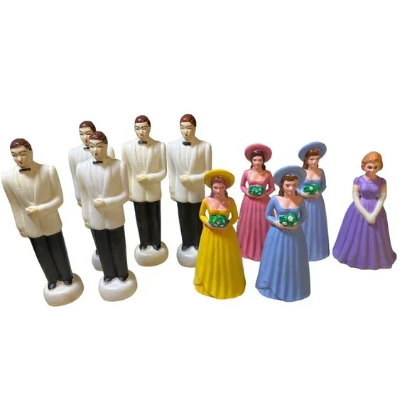 Wedding Party Cake Topper Custom Lot