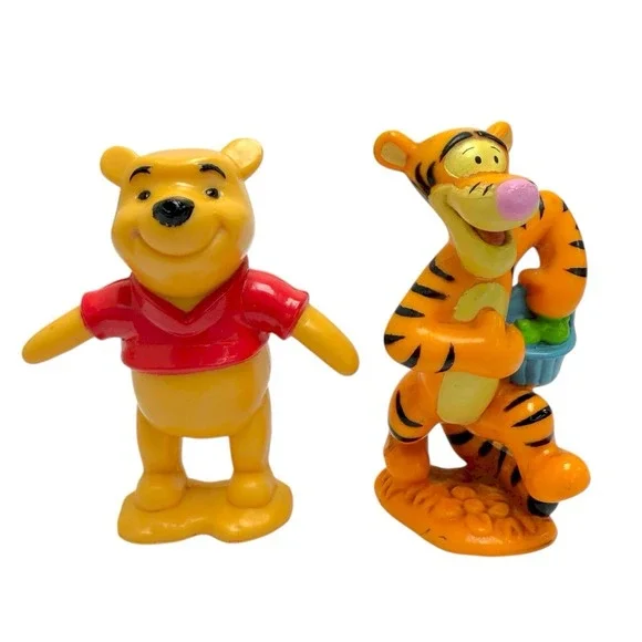 Vintage Disney Winnie‎ The Pooh & Tigger Cake Topper Figure Toy 3