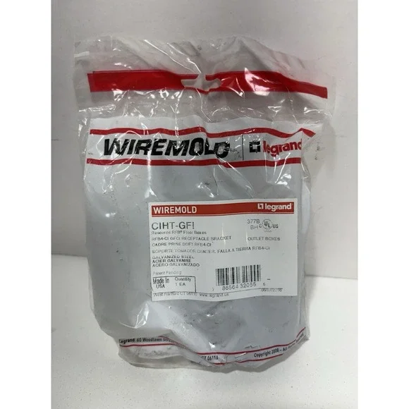 WIREMOLD LEGRAND CIHT-GFI RECEPTACLE BRACKET New