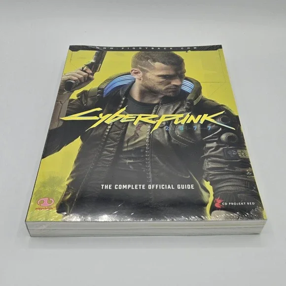 2020 Piggyback Cyberpunk 2077 The Complete Official Guide Softcover NEW‎ Sealed!