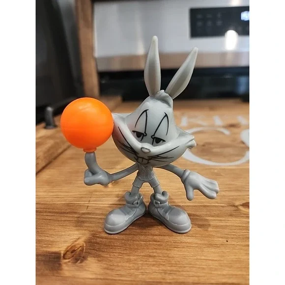 Space Jam A New Legacy‎ Silver Bugs Bunny Looney Tunes Cake Topper Toy 3.5 Inch