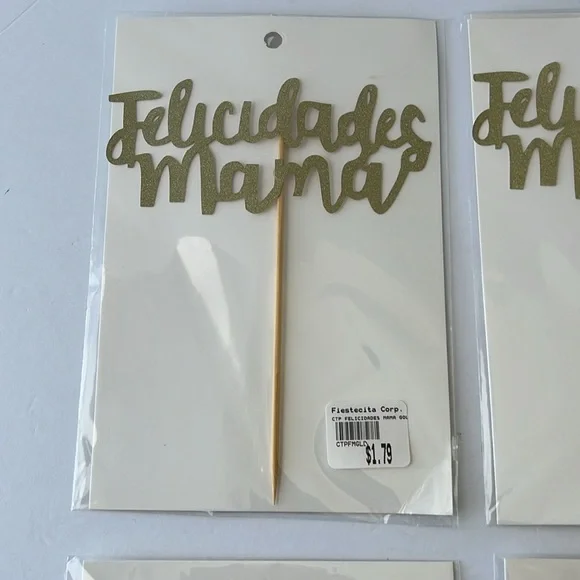 Felicidades Mama cake topper (5)