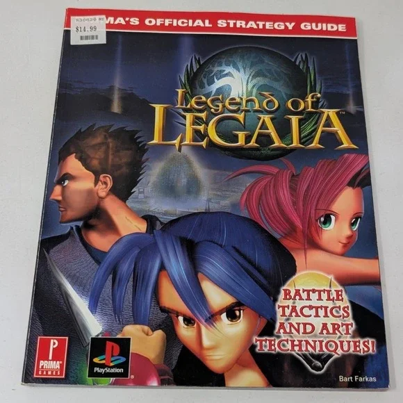Legend Of Legaia Prima's Official Strategy Guide Sony Playstation 1 PS1 1999 PSX