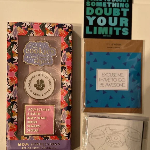 Magnets - Sarcastic & Inspirational (Mom Confessions / new) (by Paper‎ Source)