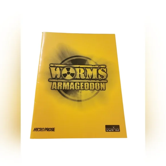 Worms Armageddon Micro Prose PC Video Game Manual