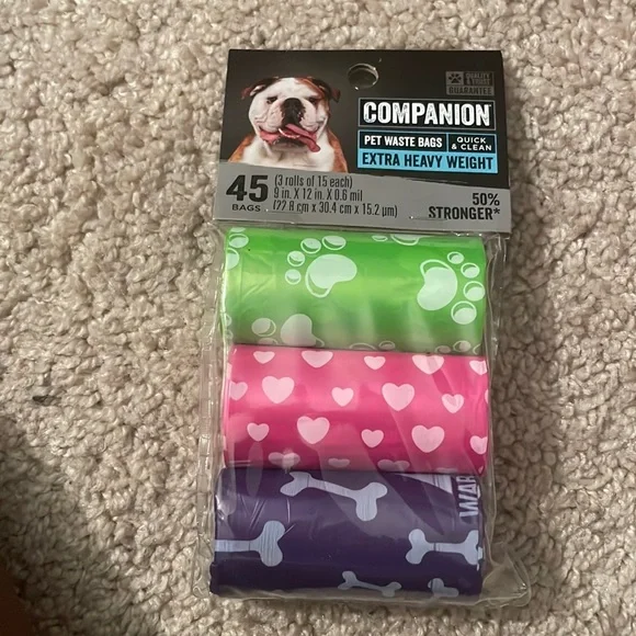 Nee Pet waste bags (one pack of three)