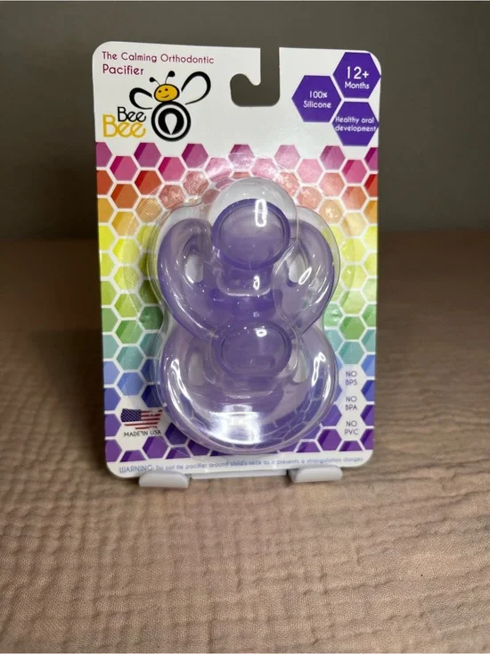 Orthodontic Pacifier Bib Accessory - Lavender