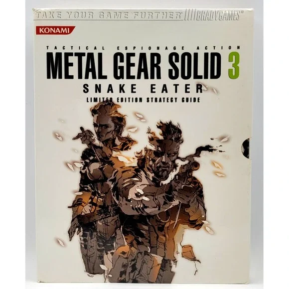 Metal Gear Solid 3 Snake Eater Limited Strategy Guide PS2‎ Playstation 2