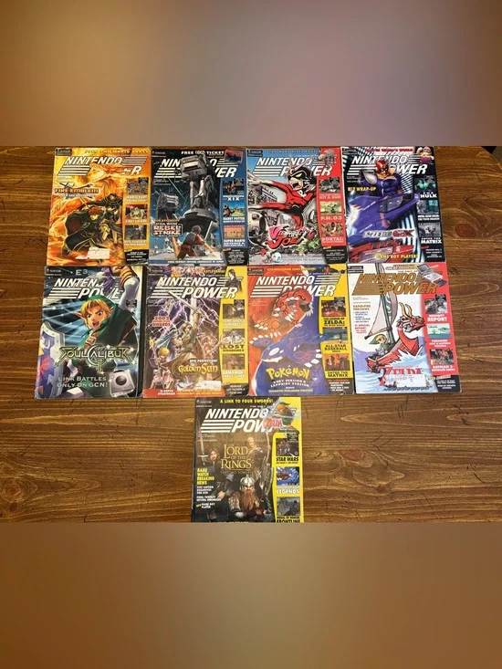 Nintendo Power Magazine Collection Lot Nine Issues