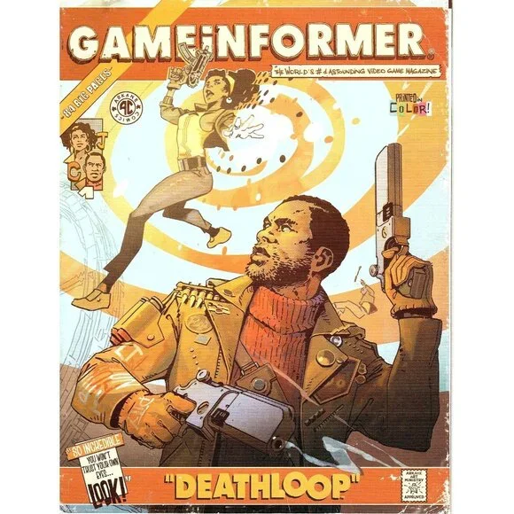 Game Informer Issue 340 October 2021 Deathloop Video Game Magazine