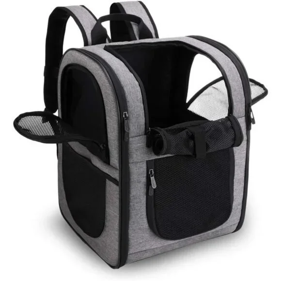 Pet Carrier Backpack for Large/Small Cats and Dogs, Puppies, Safety Features