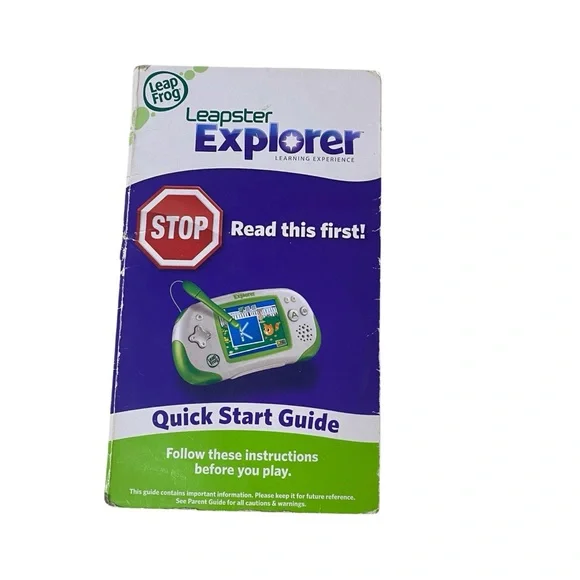 Leapster Explorer Quick Start Guide