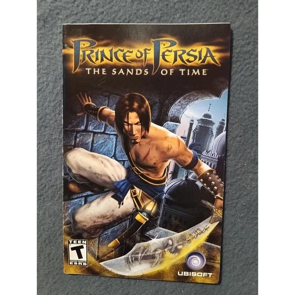 Prince of Persia The Sands of Time Manual Booklet PlayStation 2 PS 2