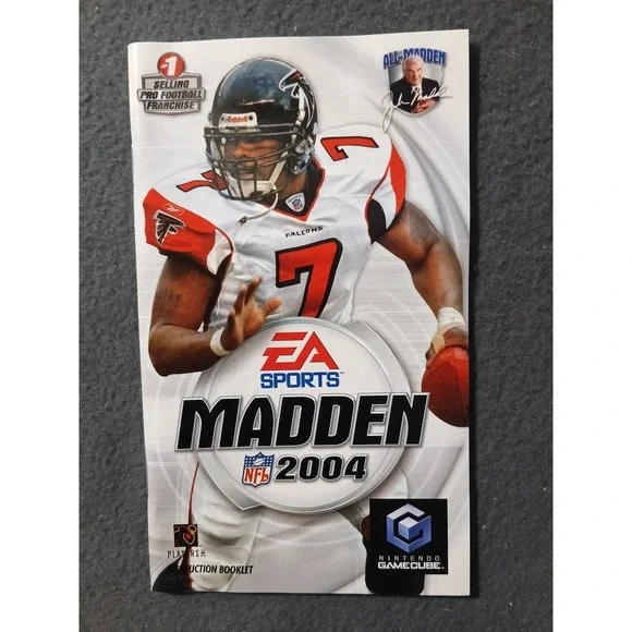 Madden NFL 2004 Manual Nintendo GameCube Sports Football Replacement