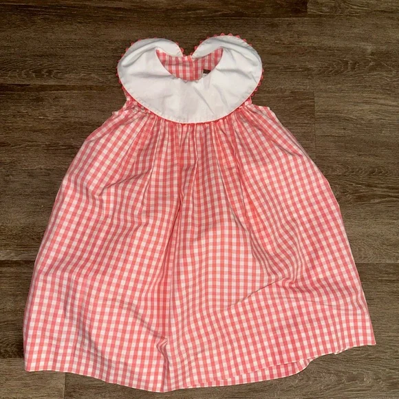 Banana Split red and White Gingham Kids Dress