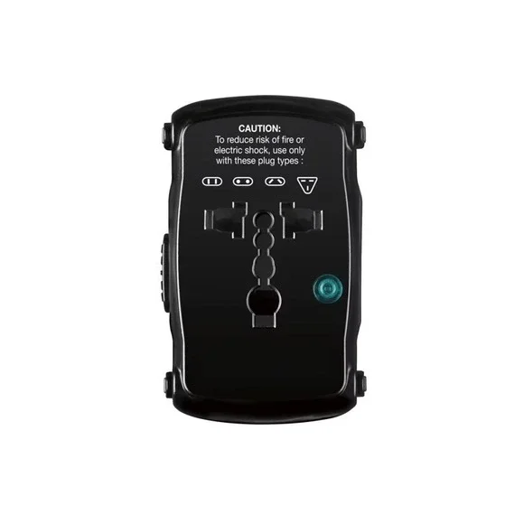Travel Smart by Conair All-in-One Adapter: Compatible with European Outlets