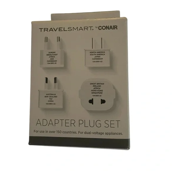 TravelSmart by Adapter Plug Set - White