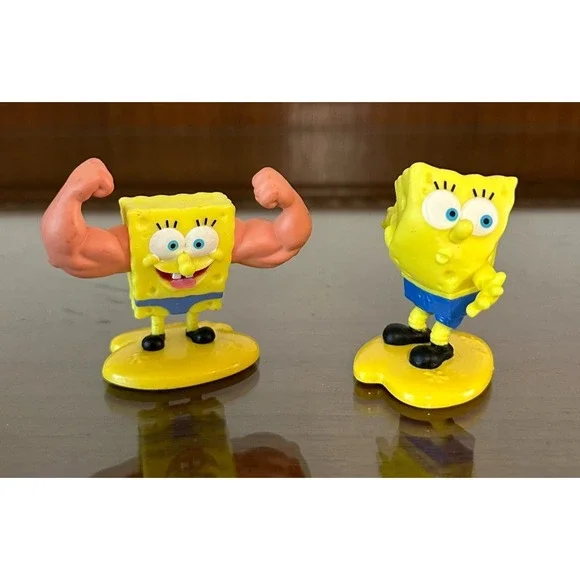 Lot of 2 Spongebob Squarepants Figures‎ Figurines Toys Cake Toppers