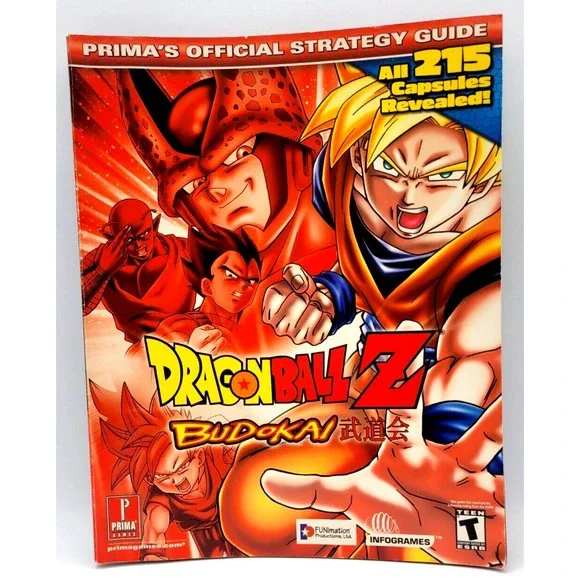 Prima Games Dragon Ball Z Budokai‎ Official Strategy Guide All Capsules Revealed