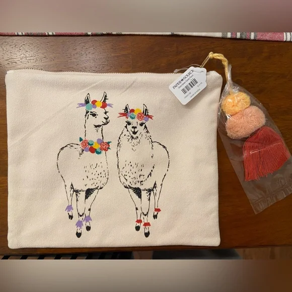 Paper Source Llama Pouch