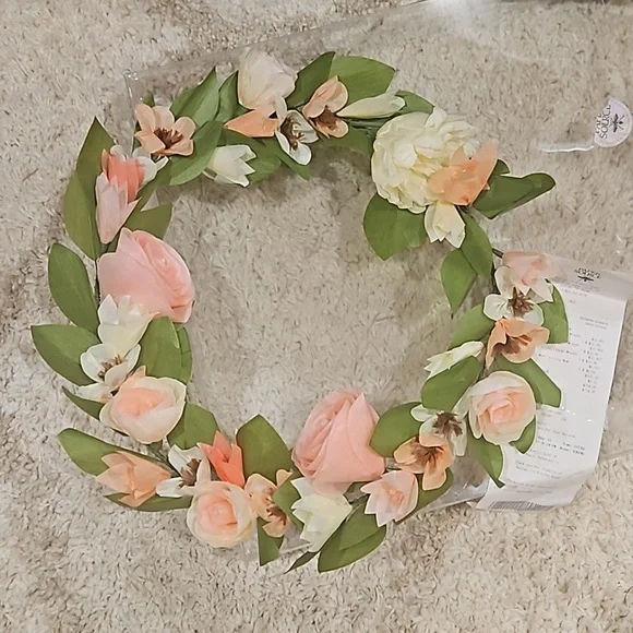 Spring paper floral wreath from Paper Source