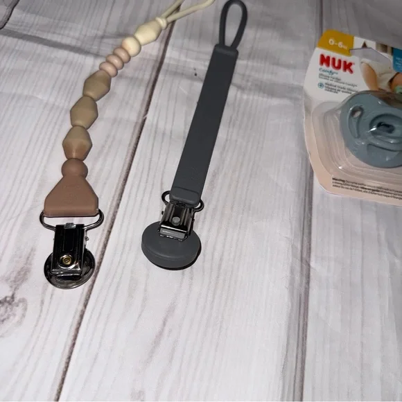 Baby Pacifiers and clips - Baby bundle
