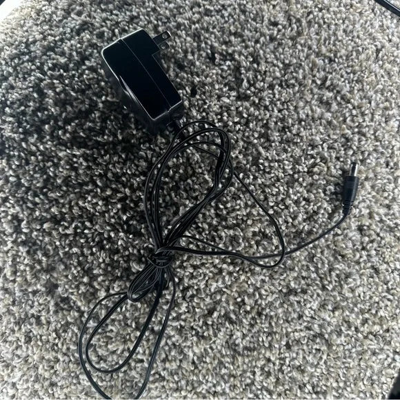 Black Power Adapter with Cable