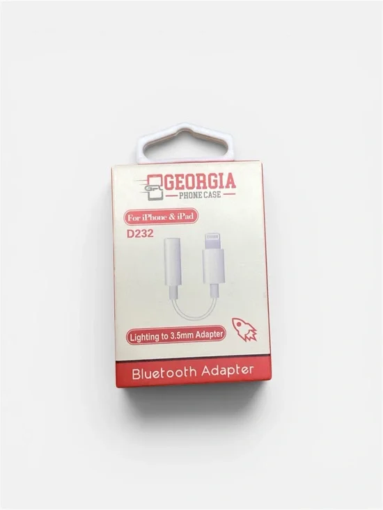 Georgia Lightning to 3.5mm Bluetooth Adapter - White