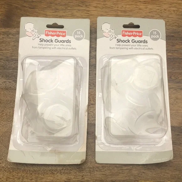 Fisher-Price clear Outlet Safety Shock Guards - Twin Pack