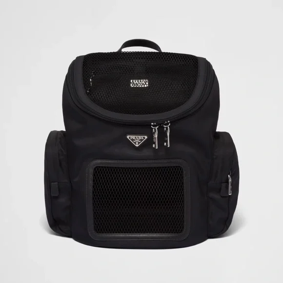 PRADA re-nylon & saffiano leather pet bag