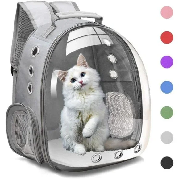 Bubble Carrying Bag for Small Medium dogs Cats,Space Capsule Pet Hiking backpack