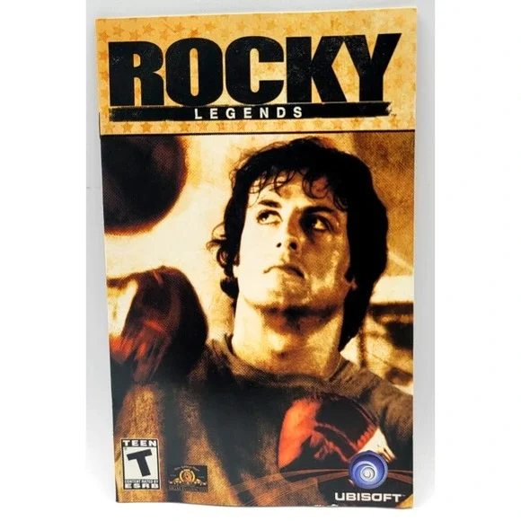 Rocky Legends GAME MANUAL ONLY‎ **NO GAME** (Sony PlayStation 2, 2004) PS2
