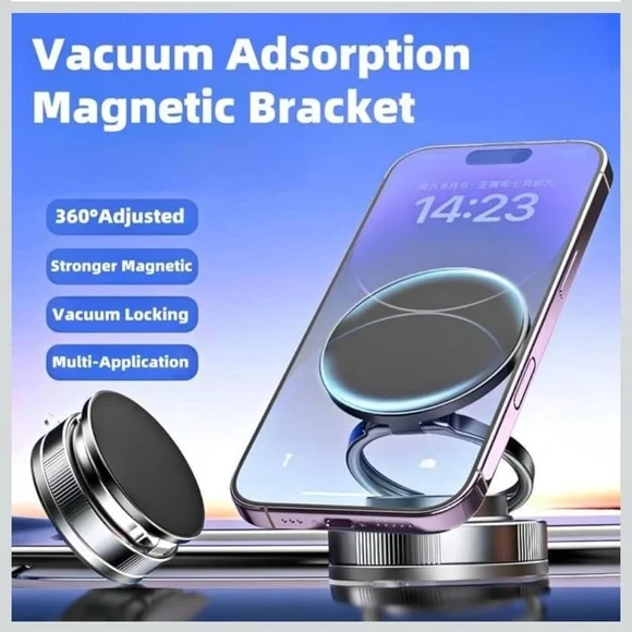 Magnetic Phone Holder - Silver