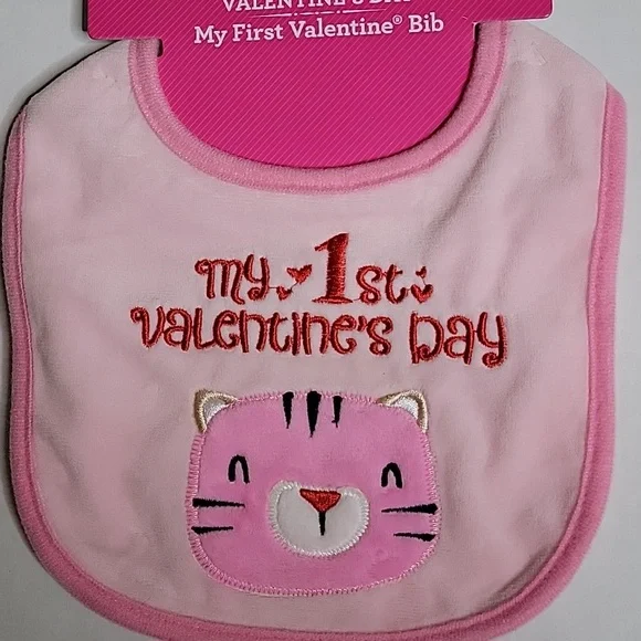Baby my first Valentine Bib