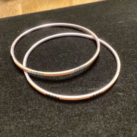 Set of 2 matching Enamel Bracelets