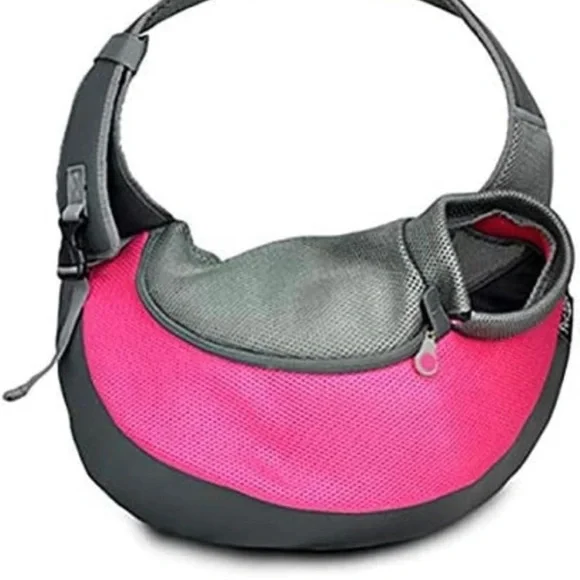 Breathable Mesh Pet Carrier Bag with Sling Shoulder Strap
