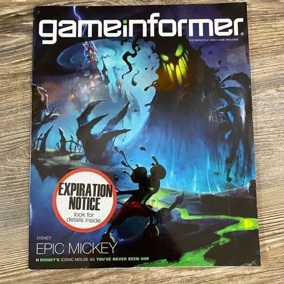 Game Informer magazine November 2009 issue 199~Disney Epic Mickey