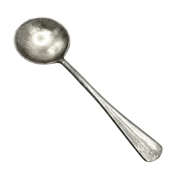 Vintage Cast Aluminum Serving Spoon 