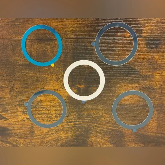 Adapters for magnetic capabilities for cell phones.