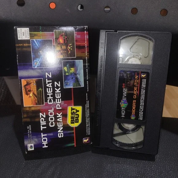 N64 Hotnewz Hot News VHS Tape Insider's Guide Nintendo 64 1999 Best Buy Promo