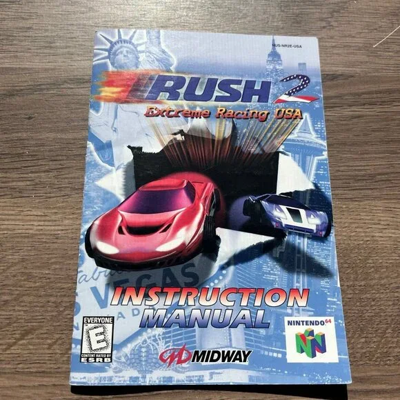 N64 Rush 2 Manual