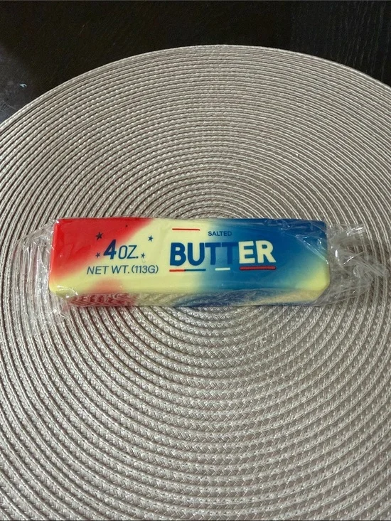 Salted Butter Slow rising squishy - Red, Yellow & Blue