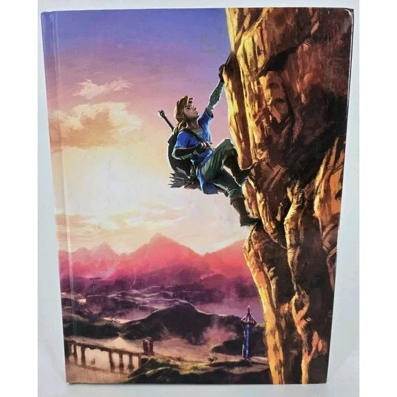 Breath of the Wild Guidebook Hardcover legend of‎ Zelda With Map